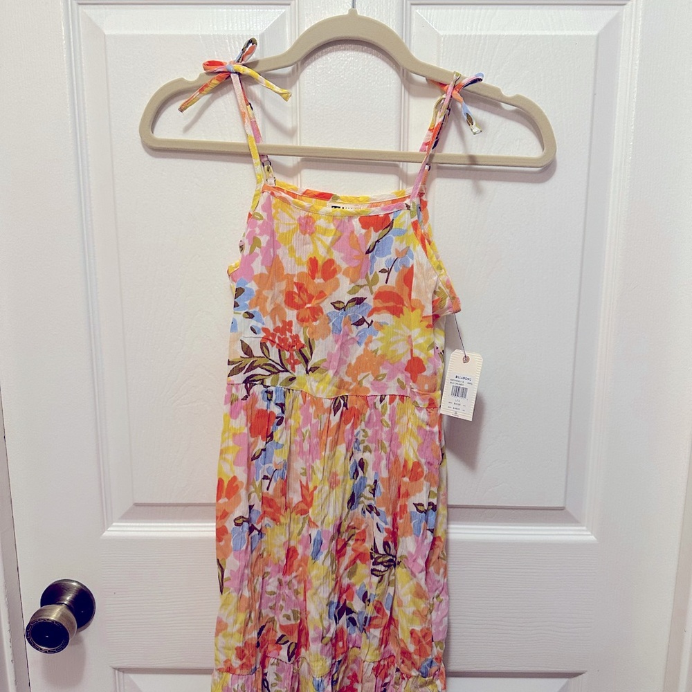 NWT Billabong Girls Wild Dreamer Floral Mini Dress